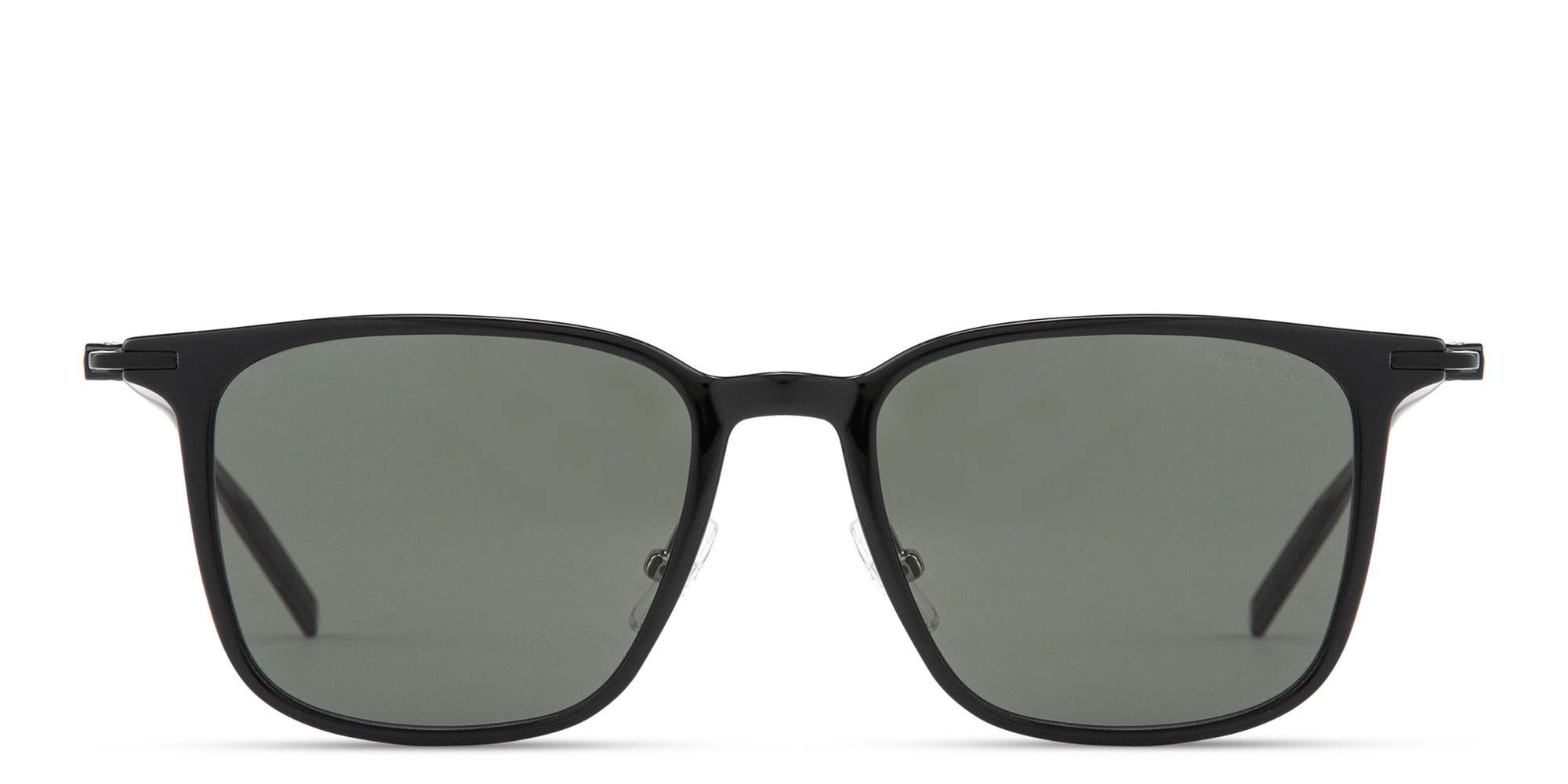 MONTBLANC Snowcap Square Sunglasses in Black – Product Photo 1