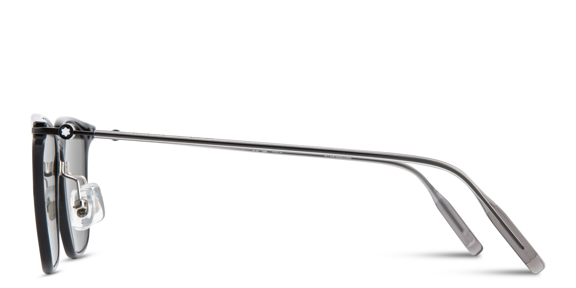 MONTBLANC Snowcap Square Sunglasses in Black – Product Photo 4