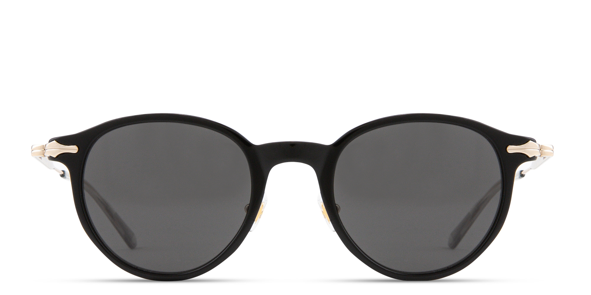 Shop MONTBLANC Nib Panthos Sunglasses in Black online.