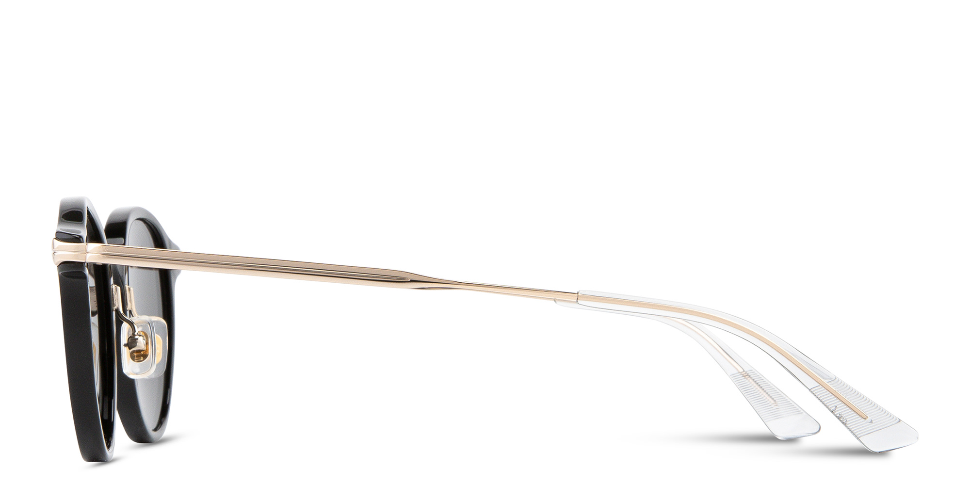 Shop MONTBLANC Nib Panthos Sunglasses in Black online.