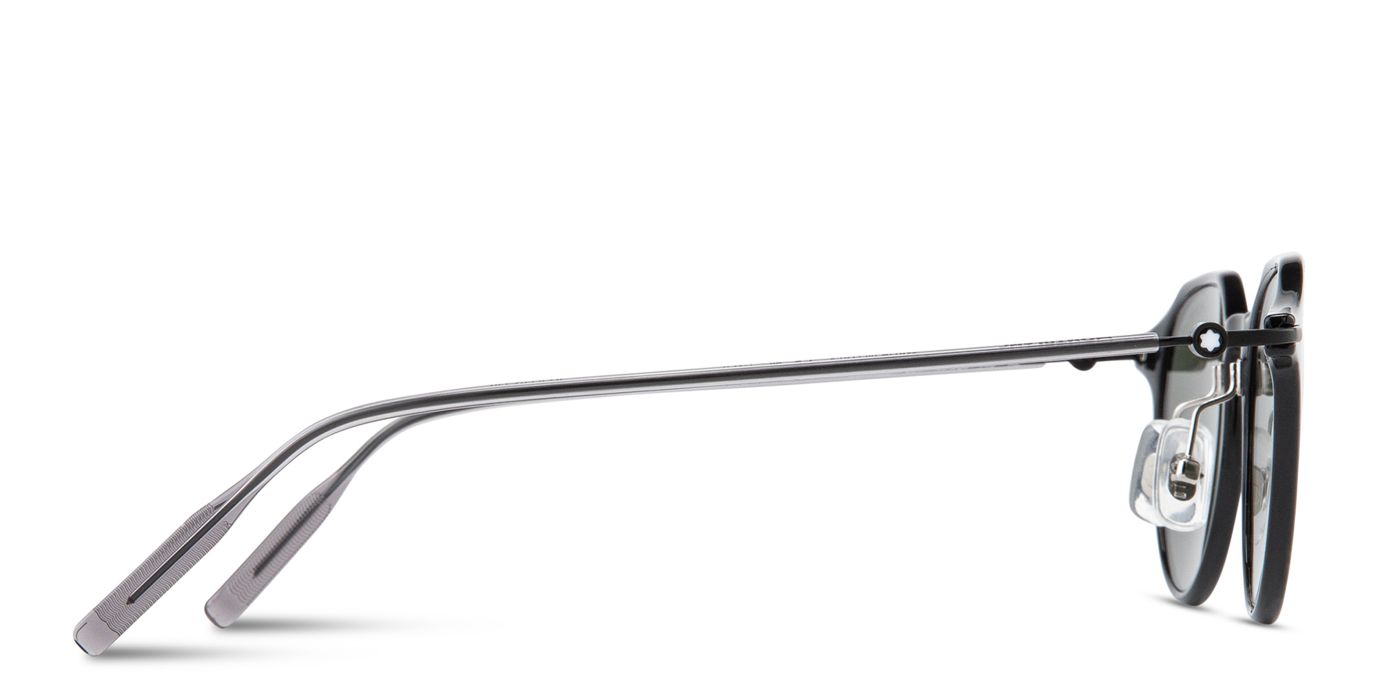 MONTBLANC Snowcap Panthos Sunglasses in Black – Product Photo 3