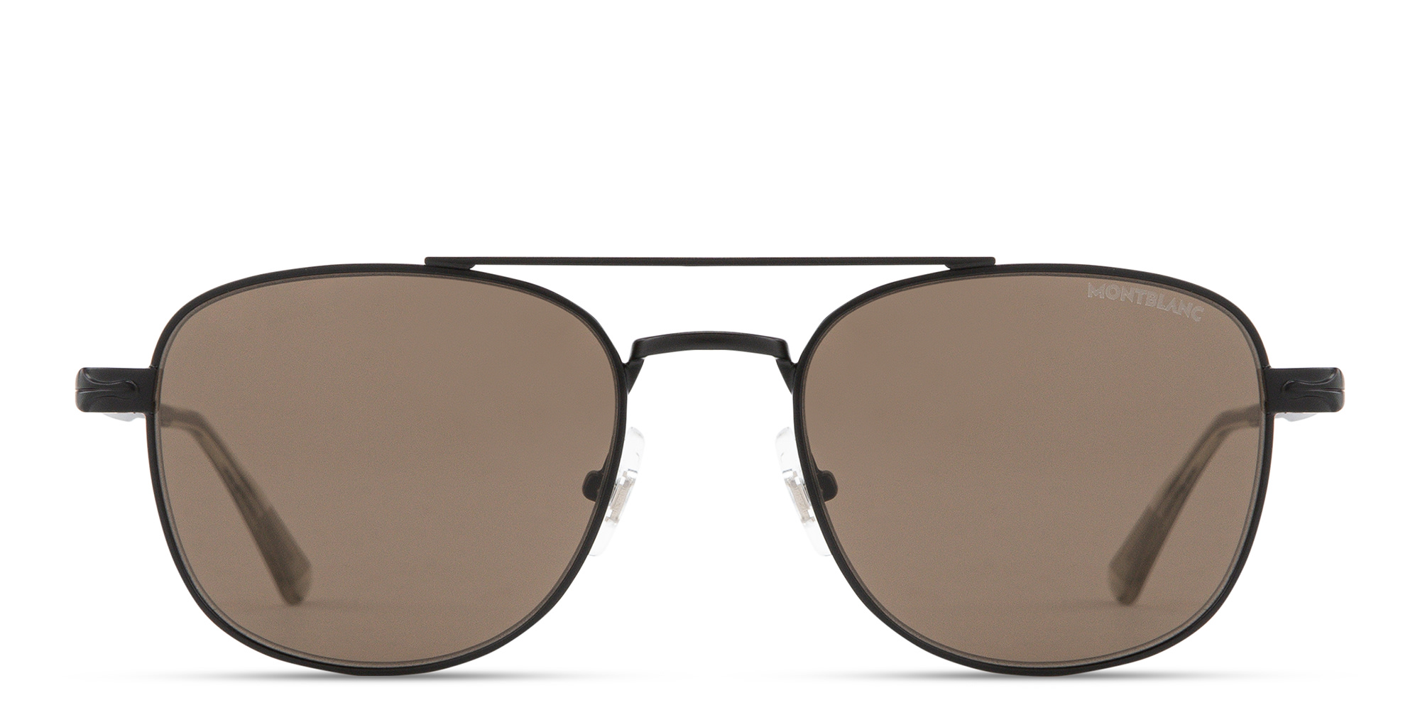MONTBLANC Nib Aviator Sunglasses in Black – Product Photo 1