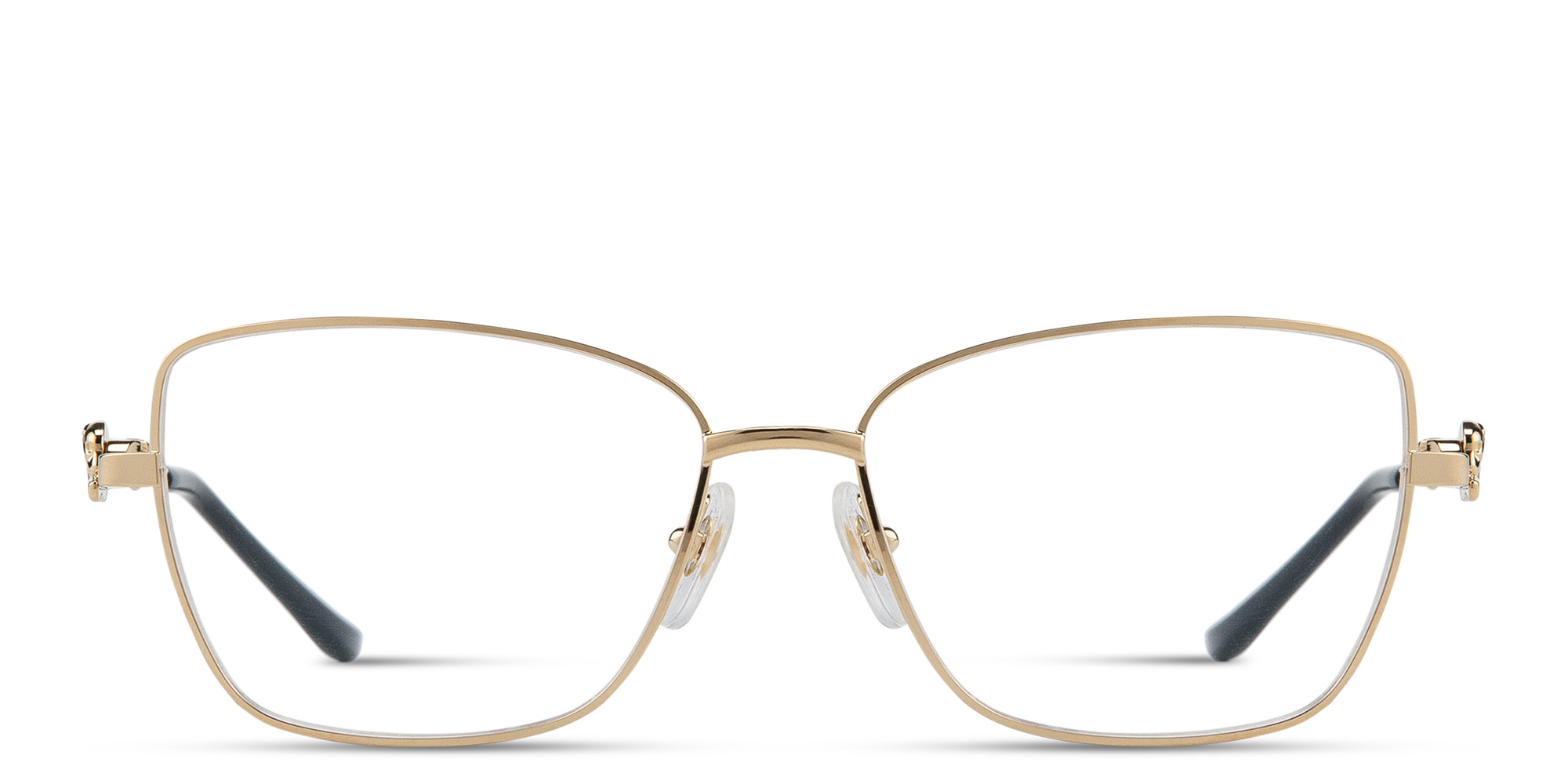 Shop Cartier Panthère de Cartier Wide Cat-Eye Eyeglasses in Gold online.