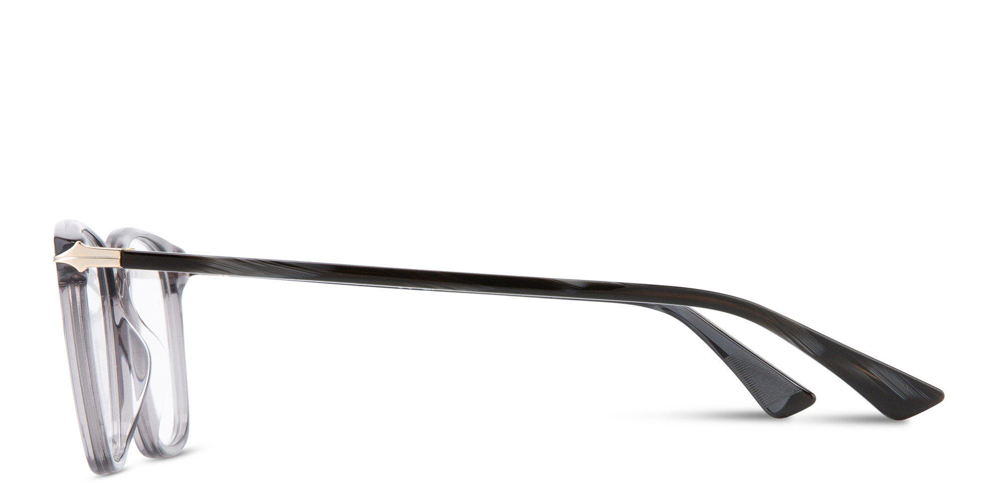 Shop MONTBLANC Nib Square Eyeglasses in Grey online.
