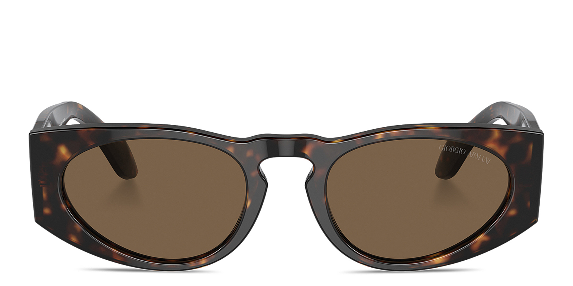 GIORGIO ARMANI Rectangle Sunglasses in Havana – Product Photo 1