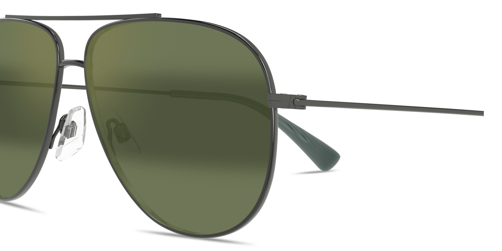 Shop Maui Jim Hau‘oli Pilot Sunglasses in Silver online.
