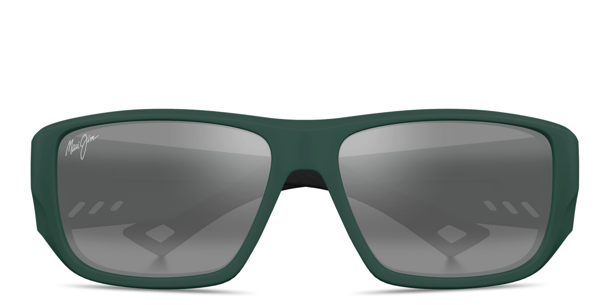 Shop Maui Jim Keha Rectangle Sunglasses in Green online.