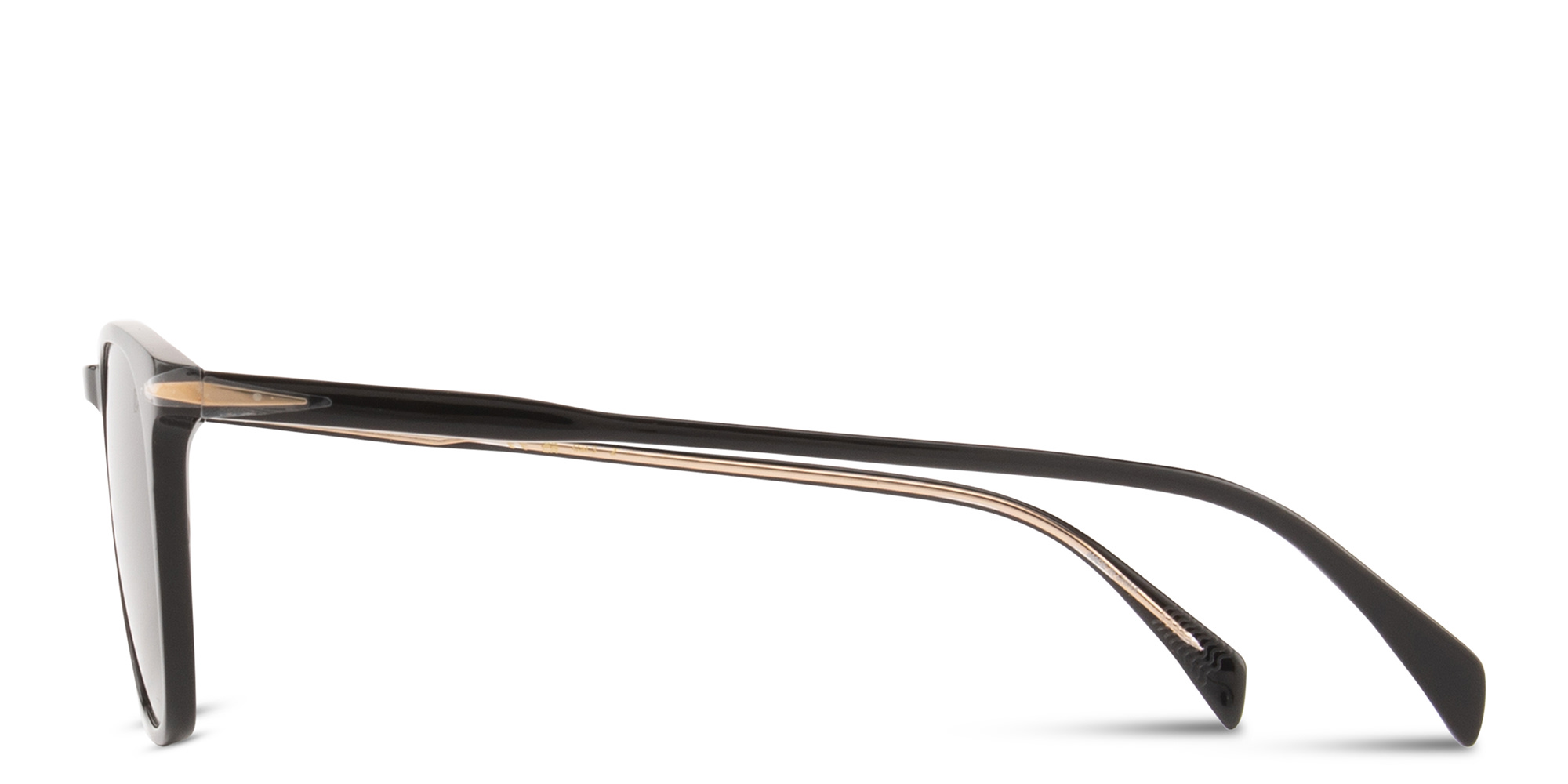 DAVID BECKHAM Talisman Square Sunglasses in Black – Product Photo 4