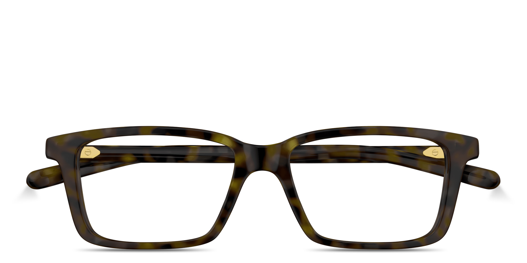 Shop GUCCI Web Rectangle Eyeglasses in Havana online.