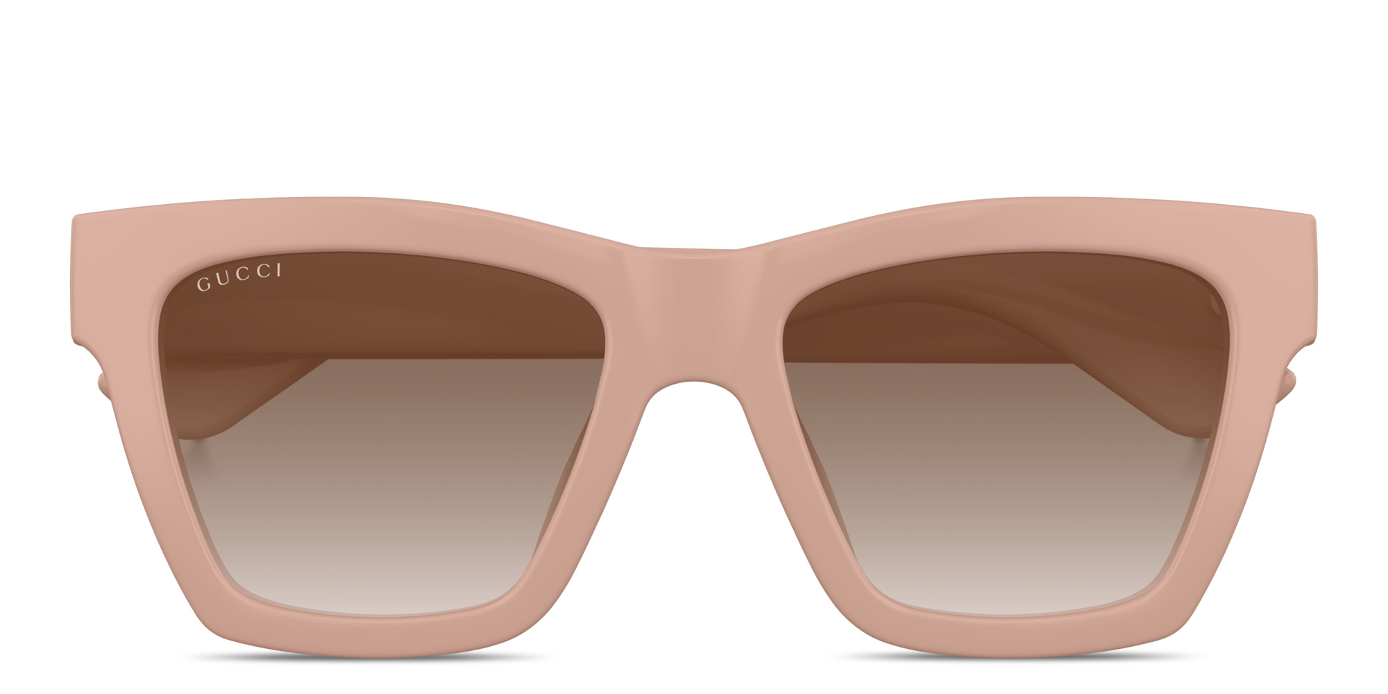 Shop GUCCI GG Logo Cat-Eye Sunglasses in Pink online.
