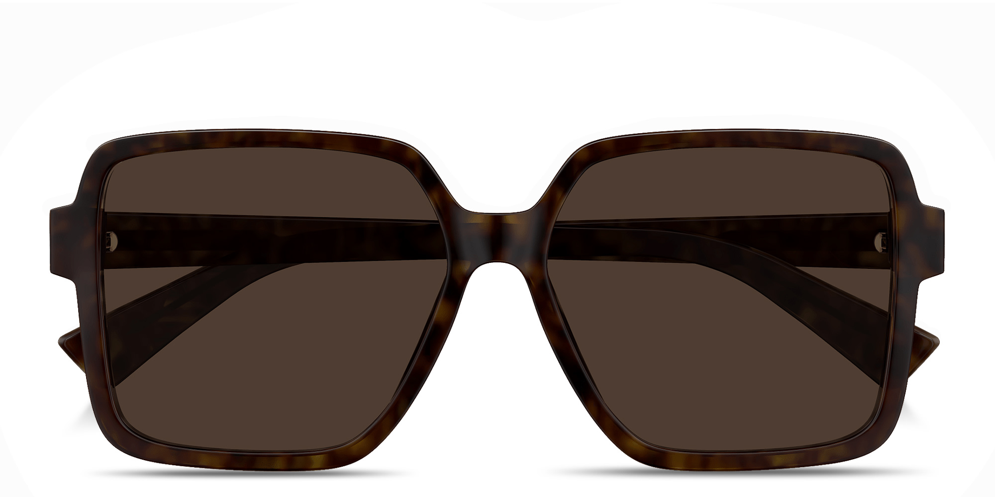 نظارات شمسية مربّعة كبيرة بالشعار المثلّث من بوتيغا فينيتا بلون مموه - صورة المنتج 1