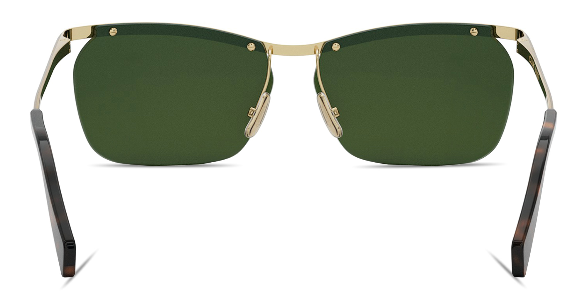 Shop CELINE Metal Gold Irregular Sunglasses in Gold online.