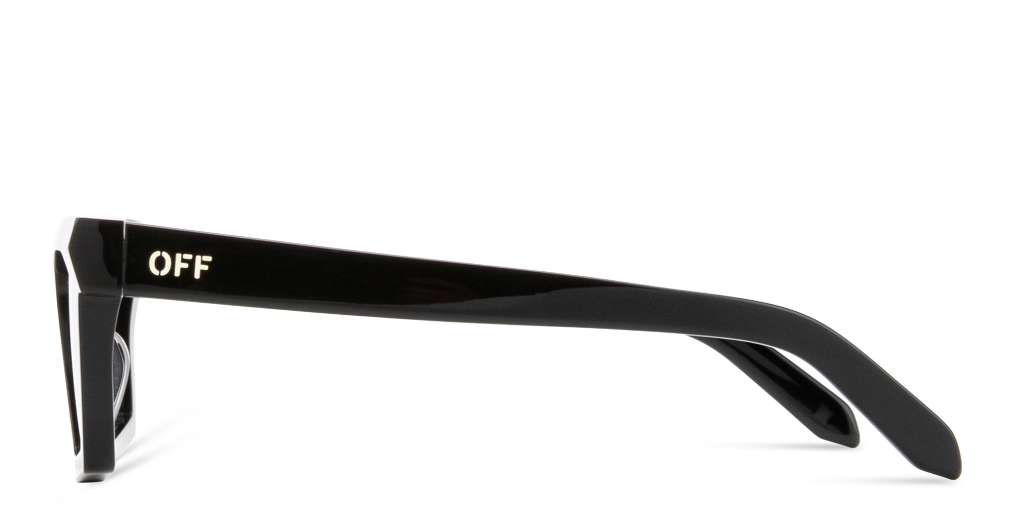 Shop OFF WHITE Windsor Unisex Rectangle Sunglasses in Black online.