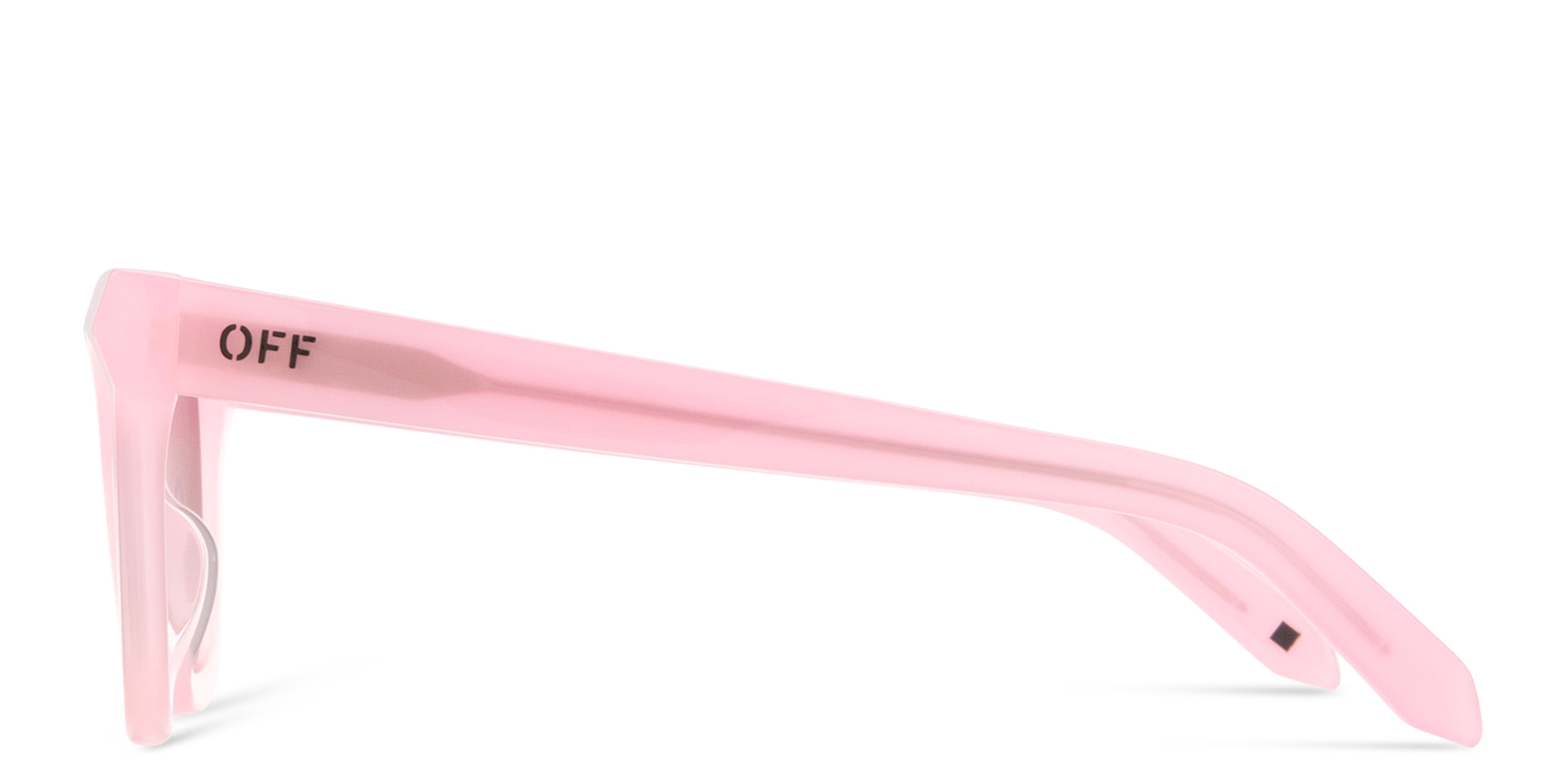 Shop OFF WHITE Lincoln Unisex Cat-Eye Sunglasses in Pink online.