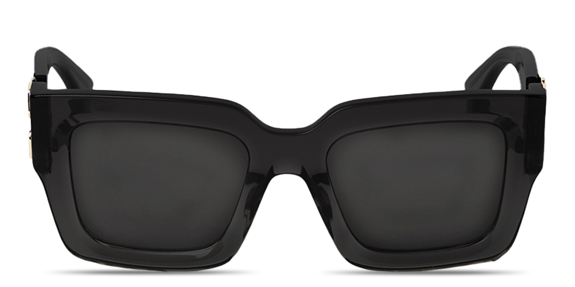 Shop OFF WHITE Mystic Unisex Square Sunglasses in Black online.