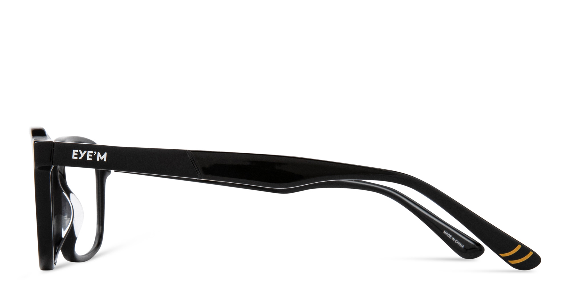 Shop EYE'M Kids Square Eyeglasses in Black online.