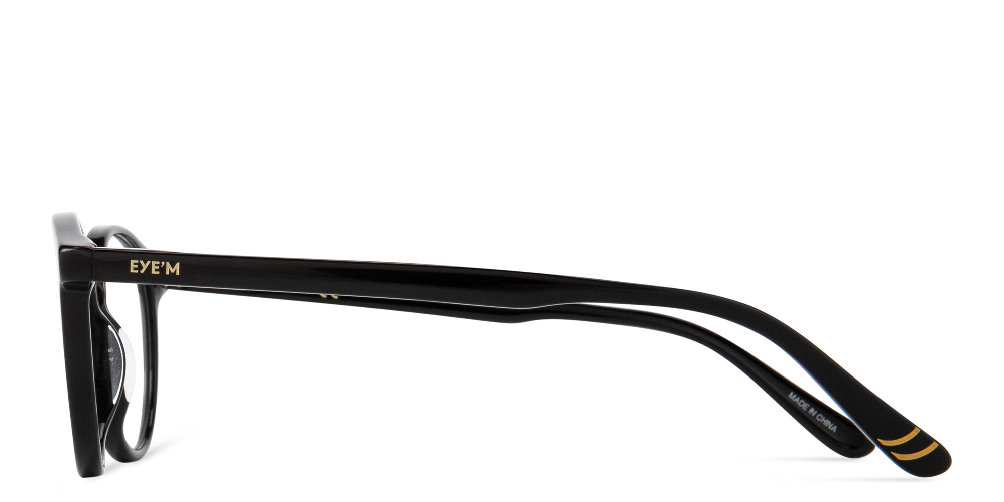 Shop EYE'M Kids Panthos Eyeglasses in Black online.