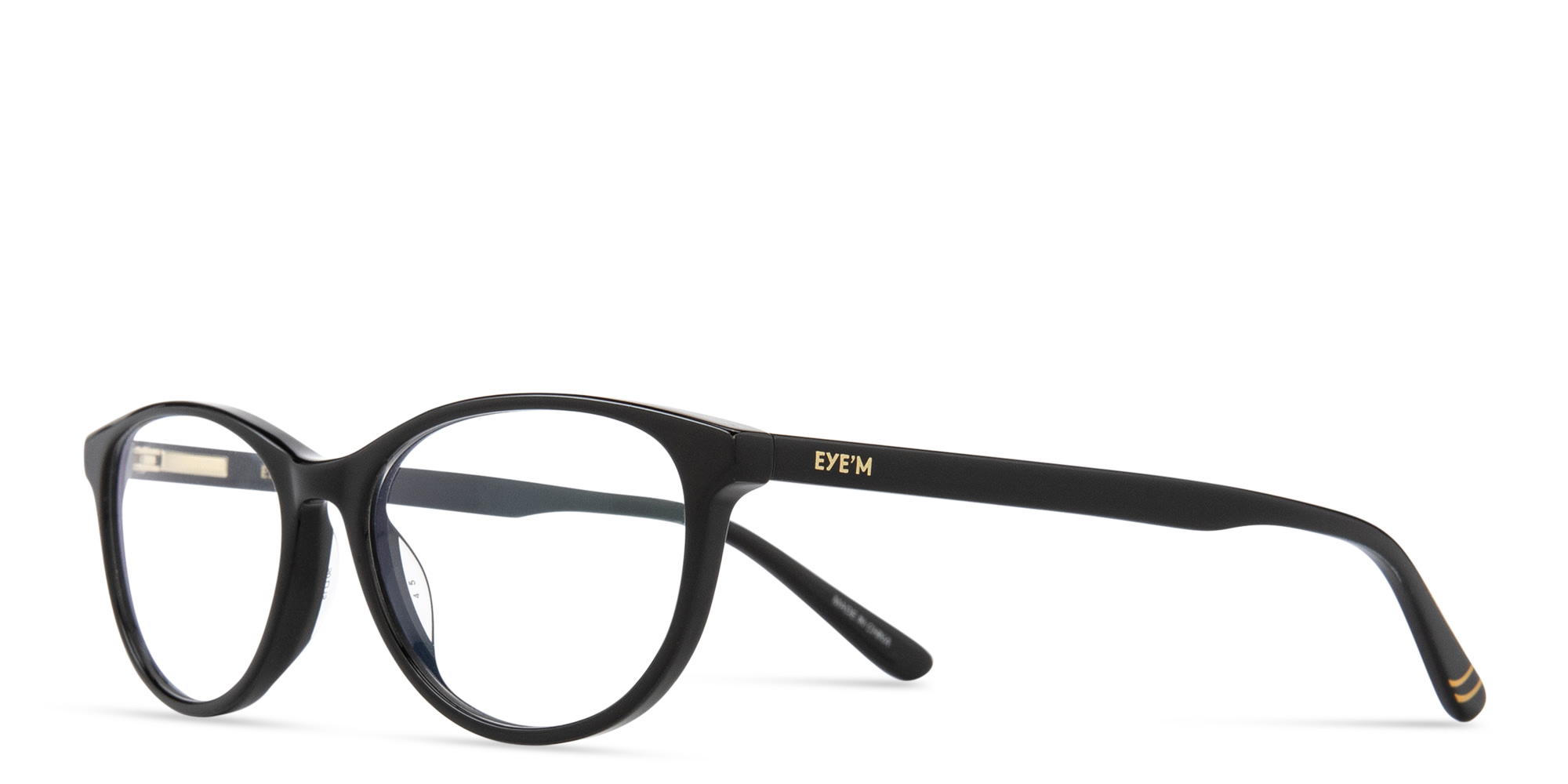 Shop EYE'M Kids Cat-Eye Eyeglasses in Black online.