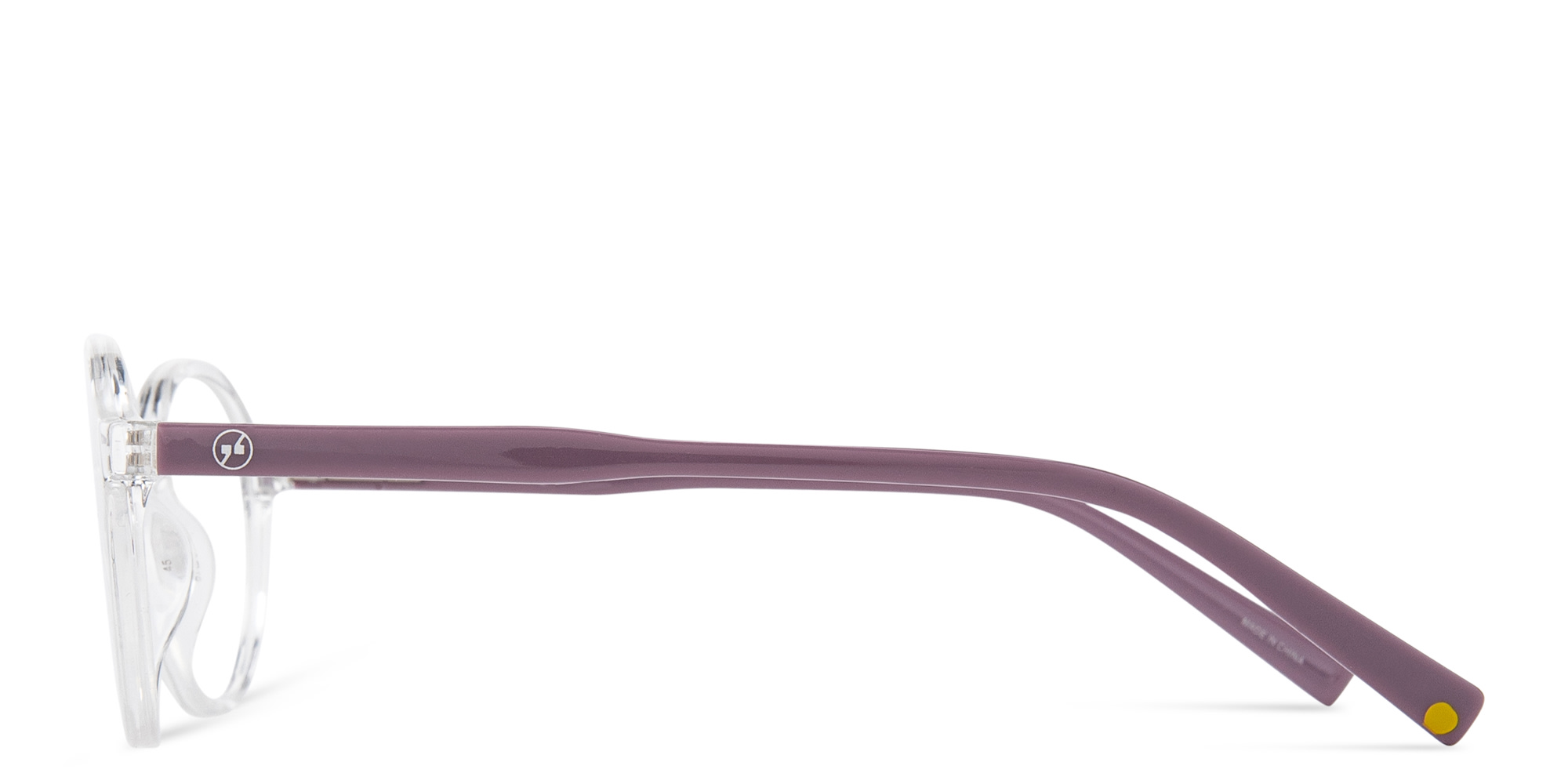 Shop EYE'M Kids Panthos Eyeglasses in Clear online.