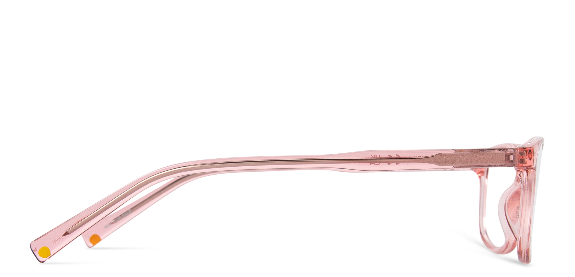 تسوق نظارات طبية مستطيلة للأطفال EYE'M بلون خوخي شفاف أونلاين.