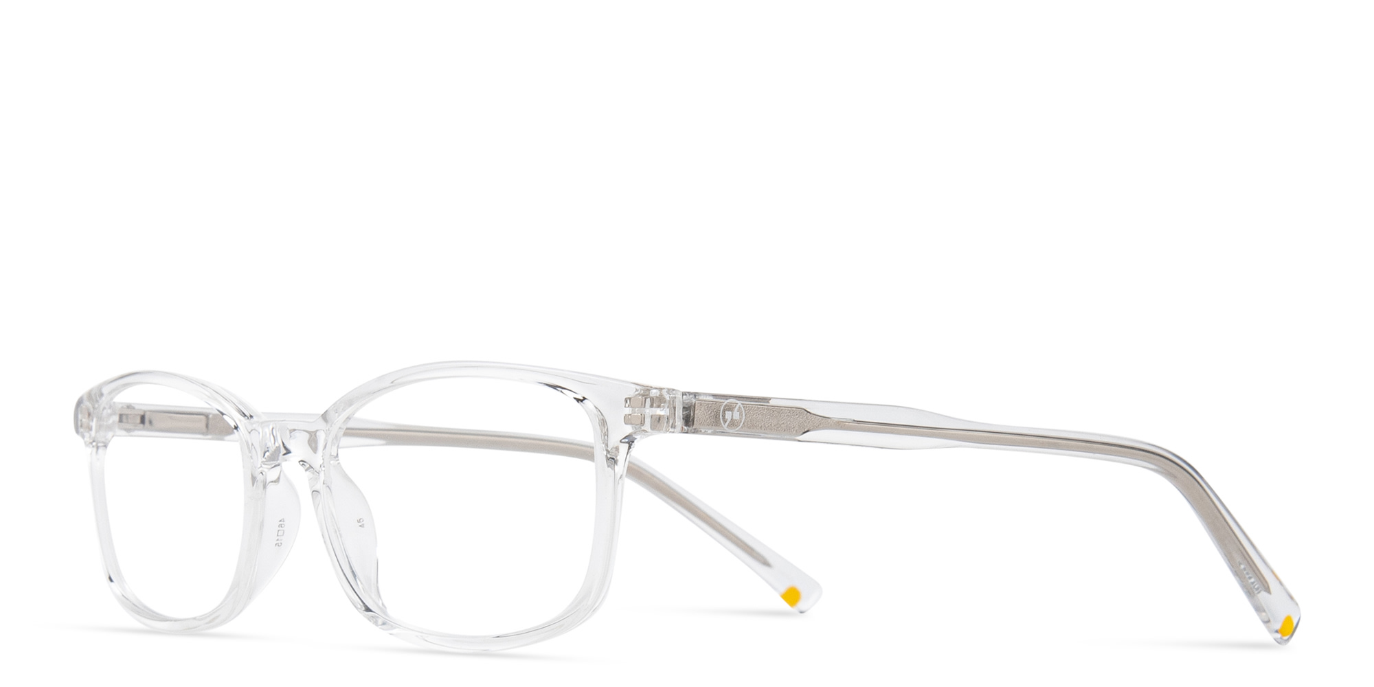 Shop EYE'M Kids Rectangle Eyeglasses in Clear online.