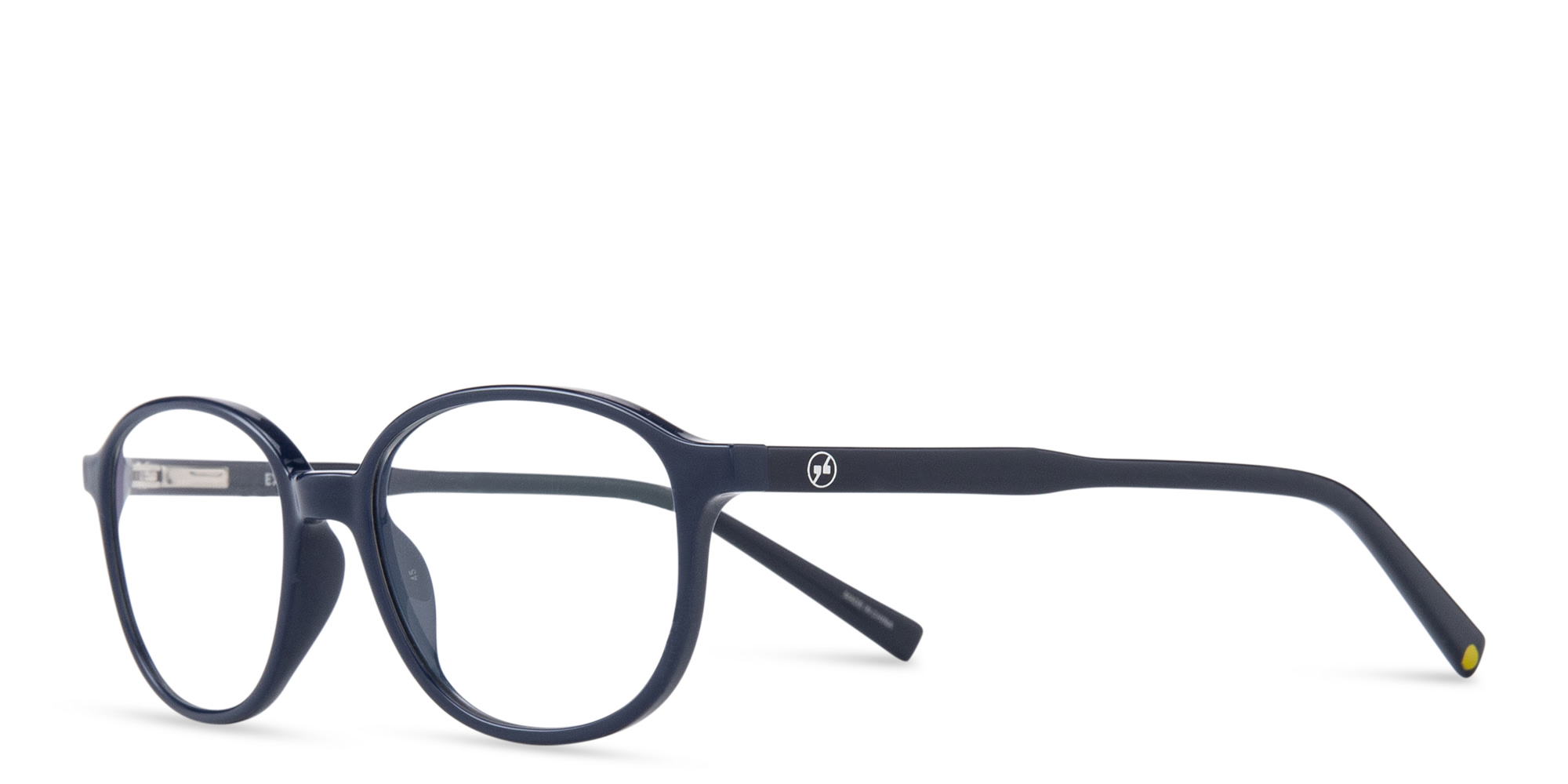 Shop EYE'M Kids Square Eyeglasses in Dark Blue online.