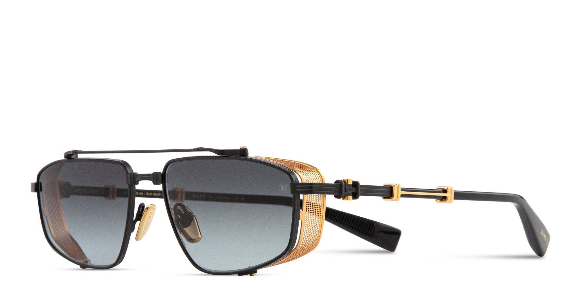 تسوق نظارات شمسية بريغايد-V طراز أفياتور للجنسين بالمان بلون أسود أونلاين.