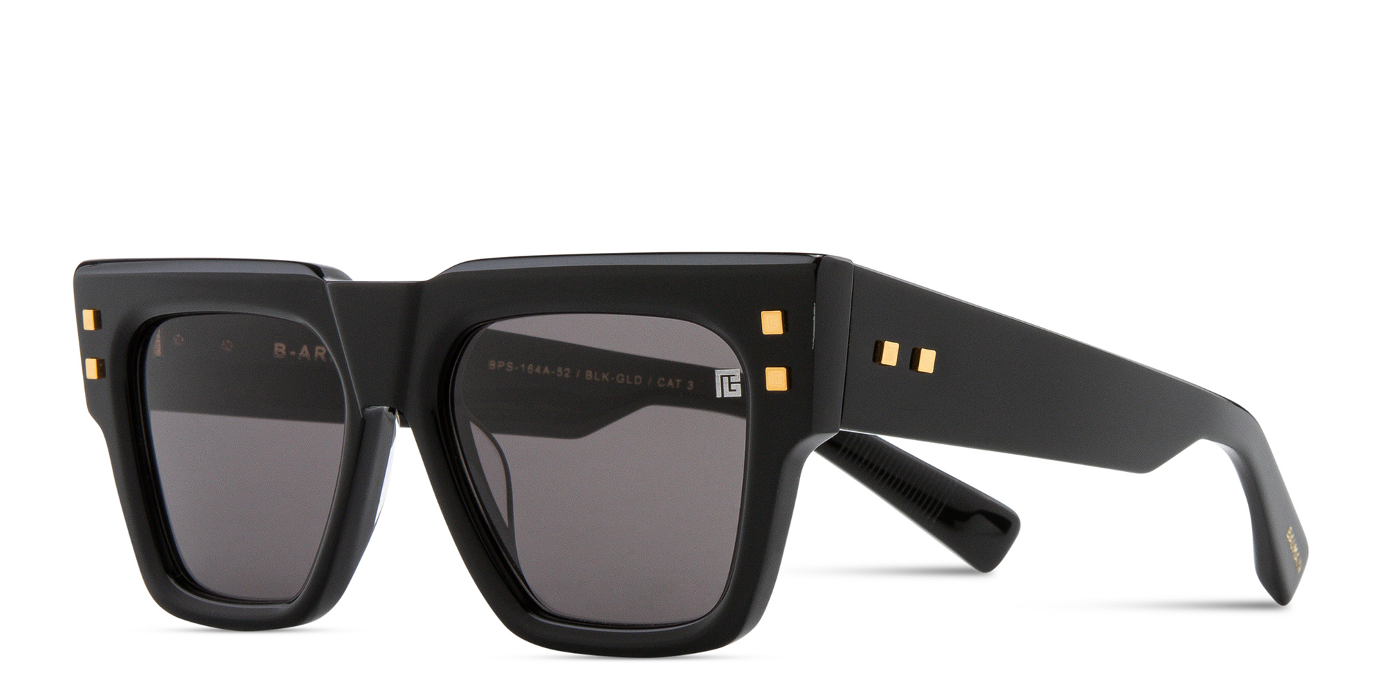 تسوق نظارات شمسية بي-آرمي بإطار مربّع للجنسين بالمان بلون أسود أونلاين.