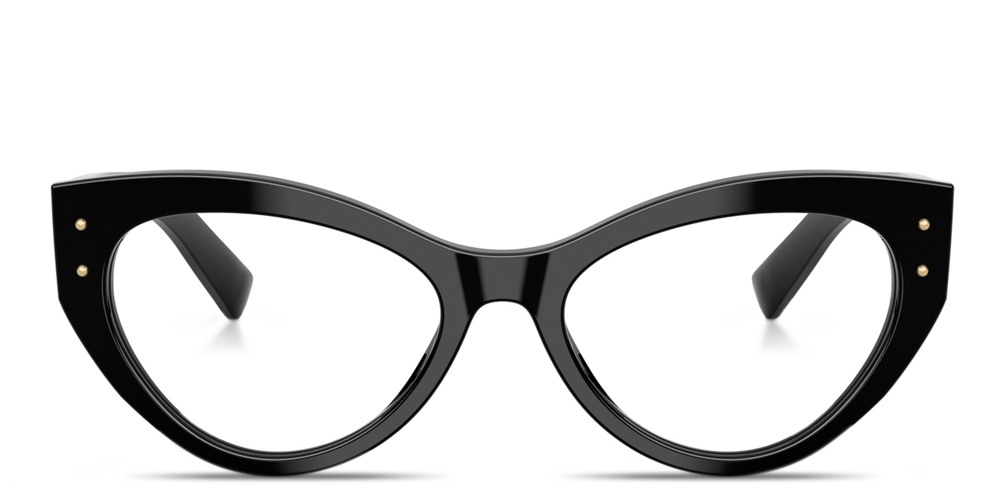 Shop Dolce & Gabbana DNA Cat-Eye Eyeglasses in Black online.