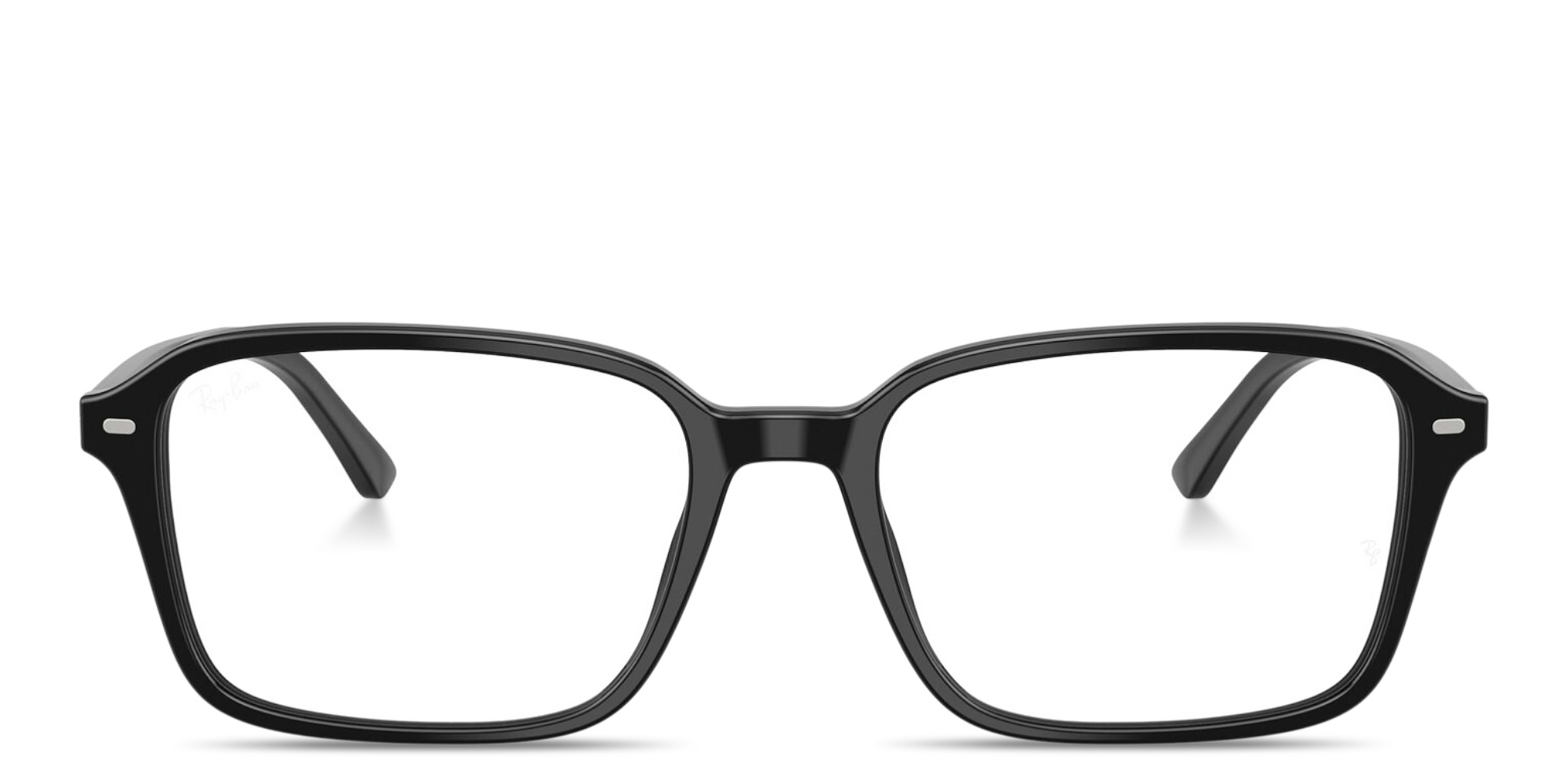 Shop Ray-Ban Raimond Optics Unisex Square Eyeglasses in Black online.