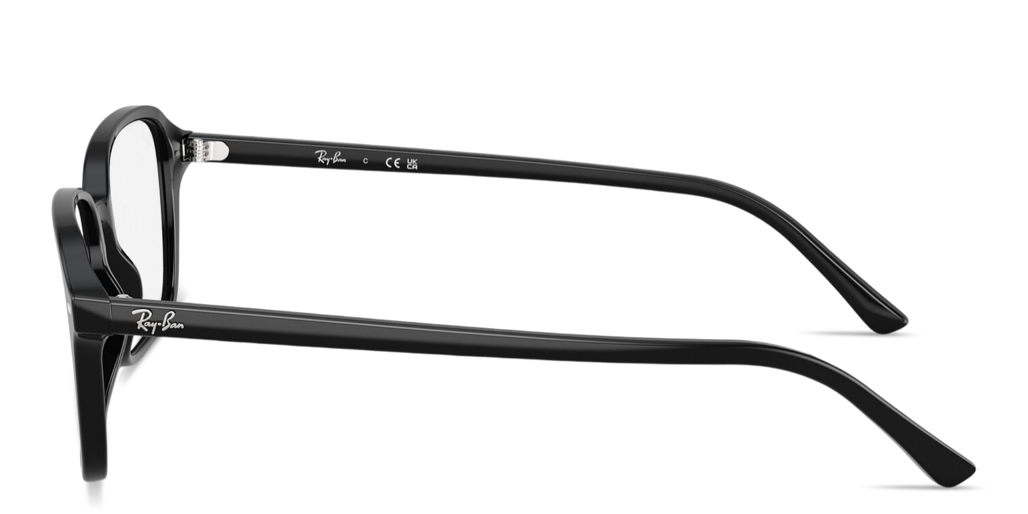 Shop Ray-Ban Raimond Optics Unisex Square Eyeglasses in Black online.
