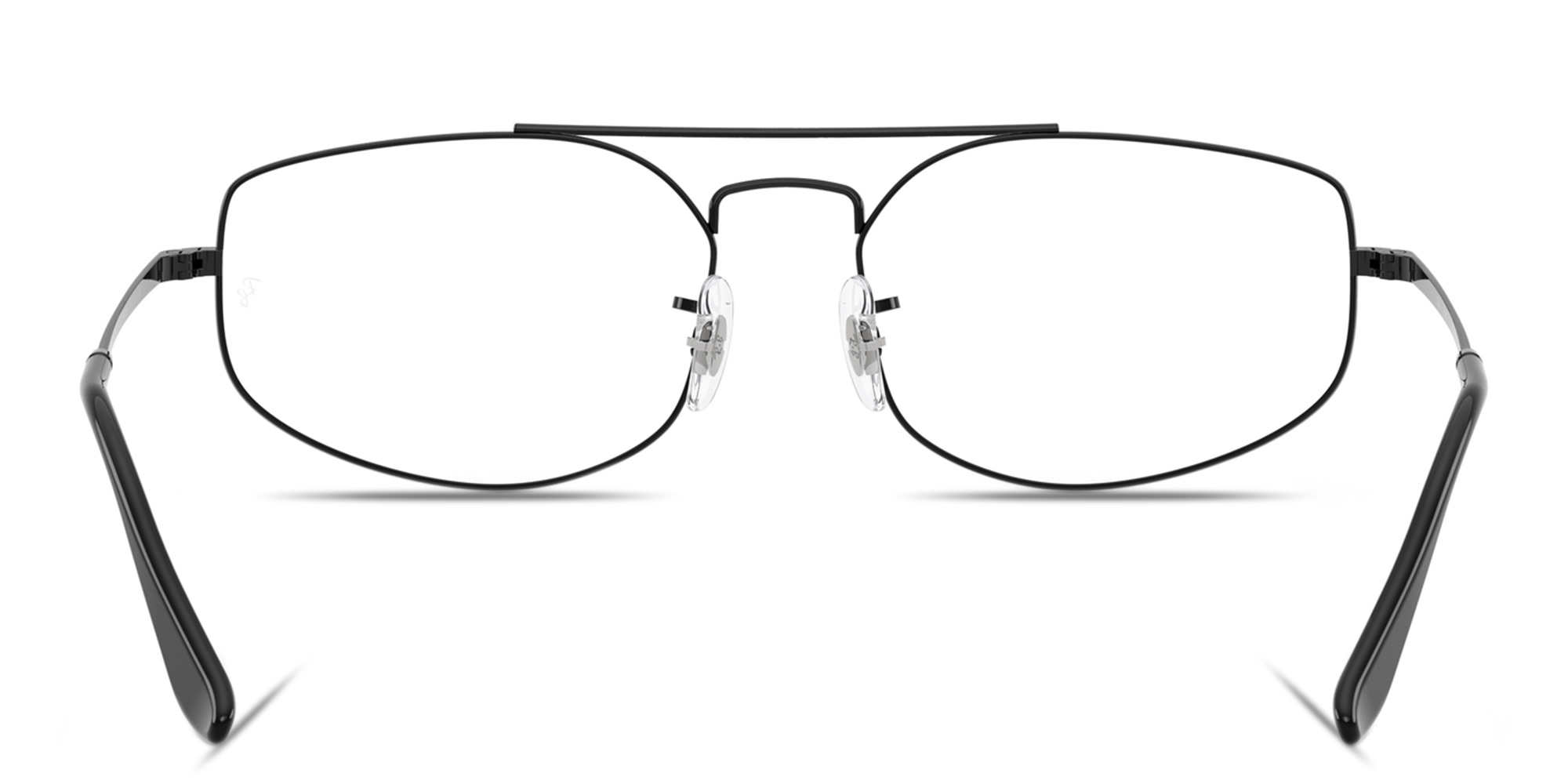 Shop Ray-Ban Explorer 5 Optics Unisex Wide Irregular Eyeglasses in Black online.