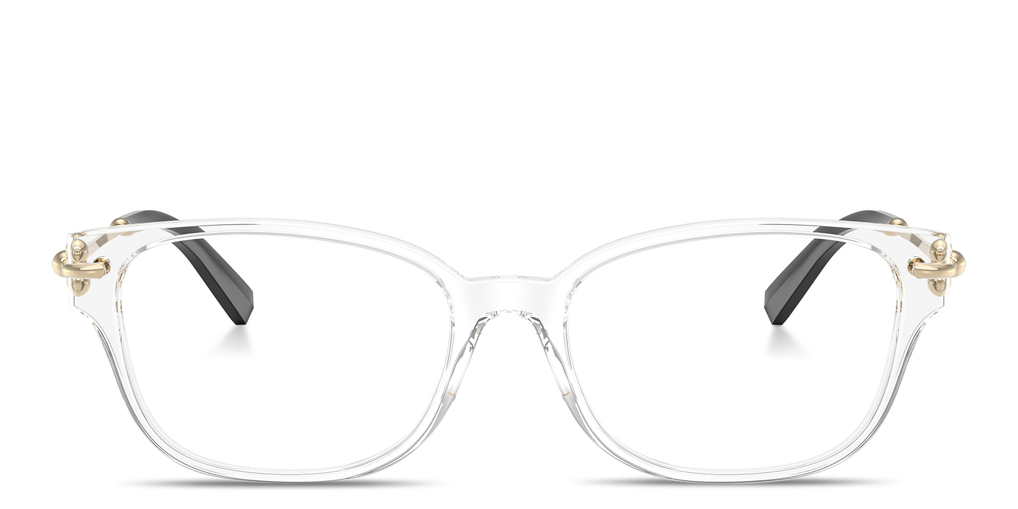 Shop TIFFANY Tiffany HardWear Pillow Eyeglasses in Clear online.