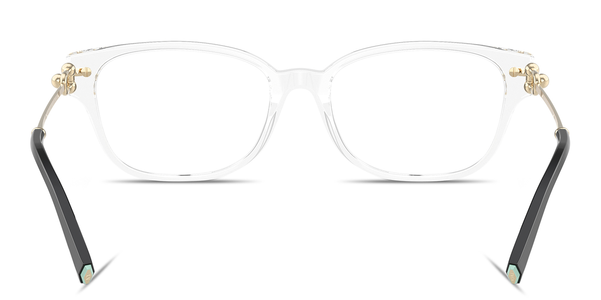 Shop TIFFANY Tiffany HardWear Pillow Eyeglasses in Clear online.