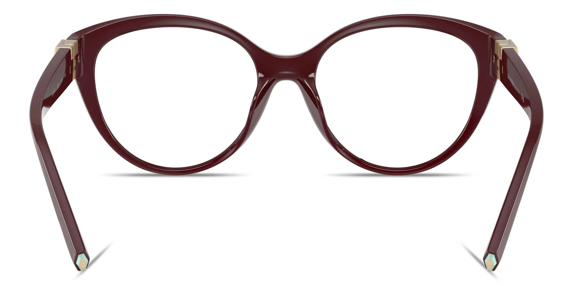 TIFFANY Tiffany T Cat-Eye Eyeglasses in Burgundy – Product Photo 4