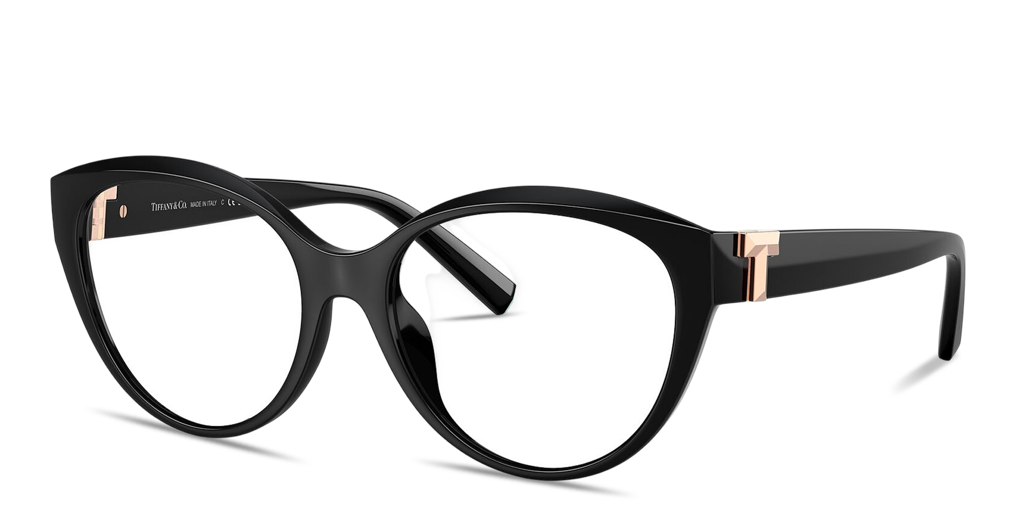 Shop TIFFANY T Cat-Eye Eyeglasses in Black online.