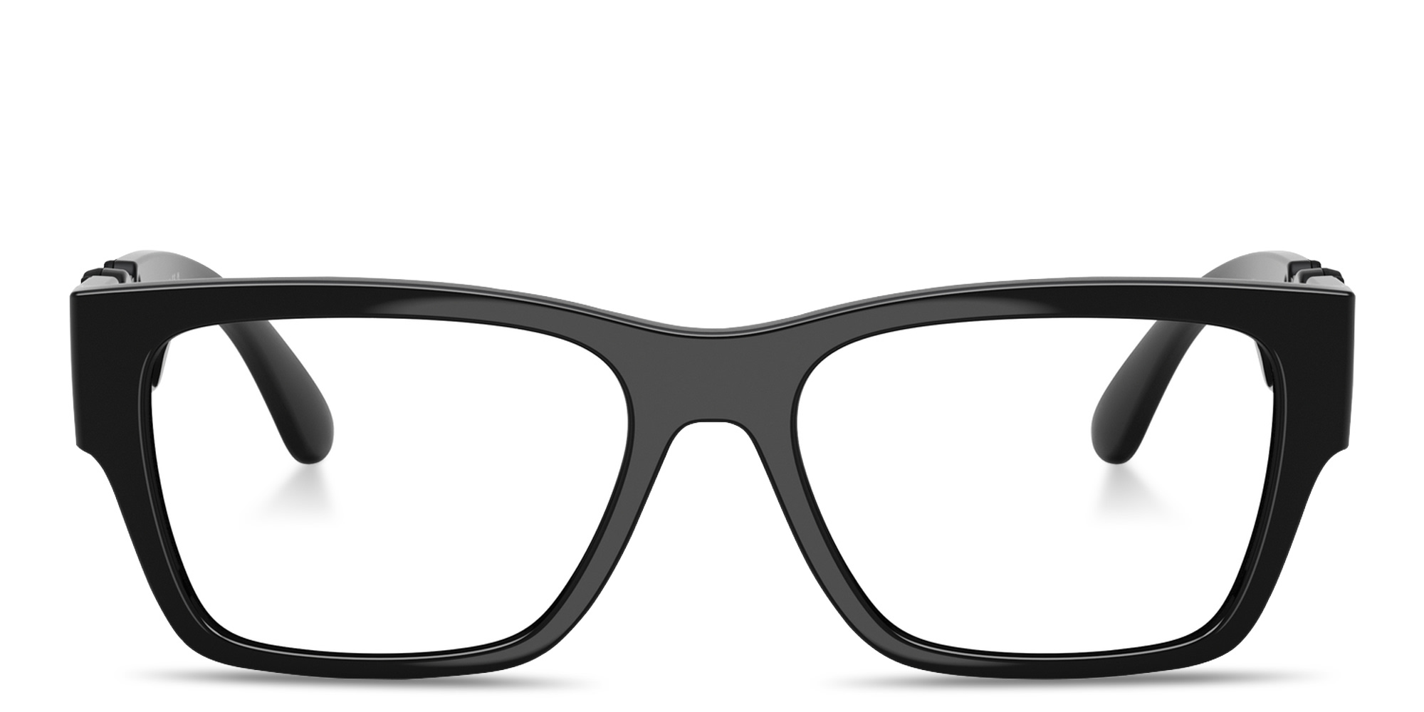 VERSACE Medusa Biggie Wide Pillow Eyeglasses in Black – Product Photo 1