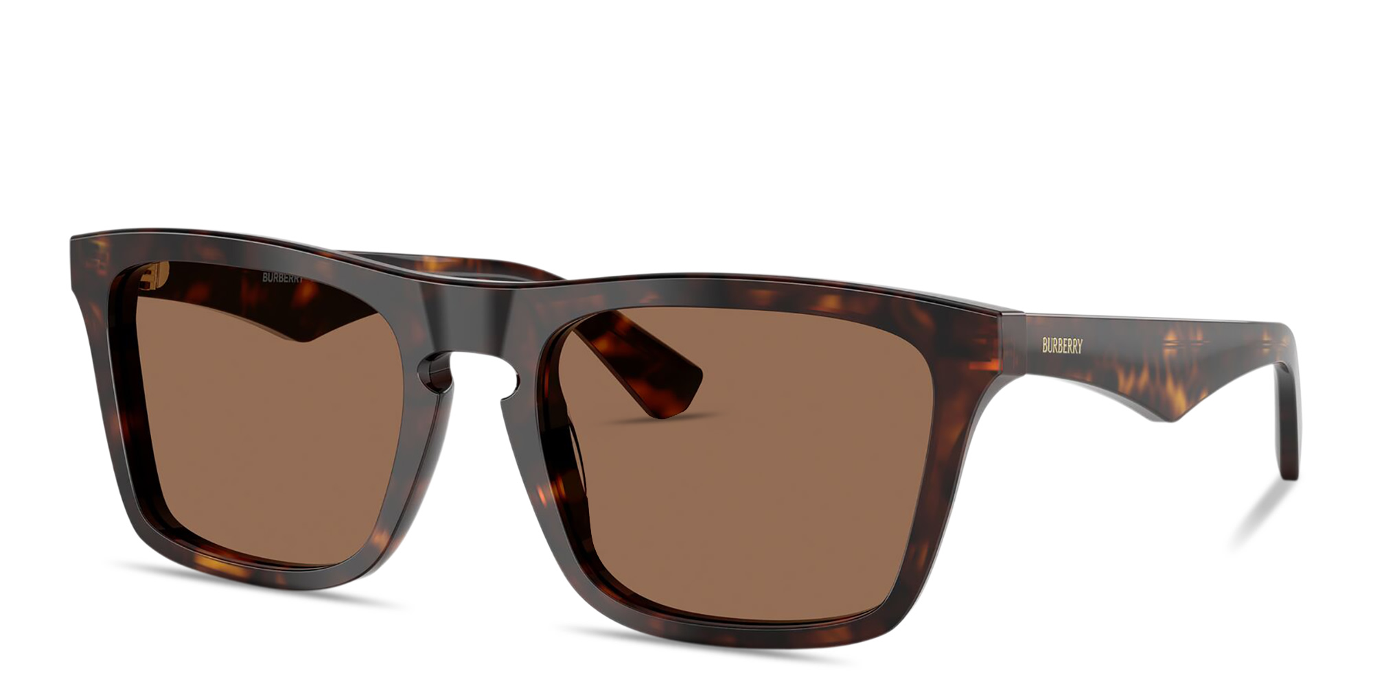 نظارات شمسية مربّعة بالشعار المطبوع من بربري بلون مموه - صورة المنتج 2