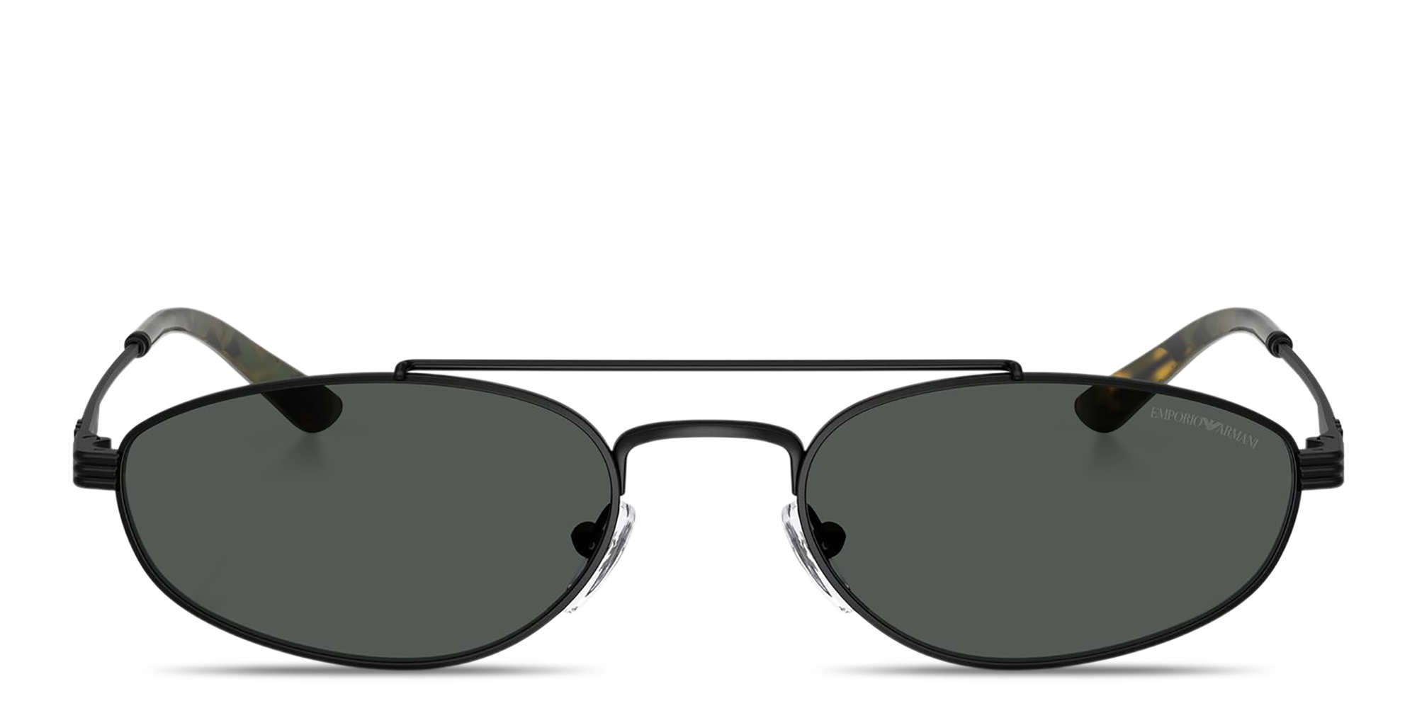 تسوق نظارات شمسية طراز بايلوت بشعار النسر امبوريو أرماني بلون أسود أونلاين.