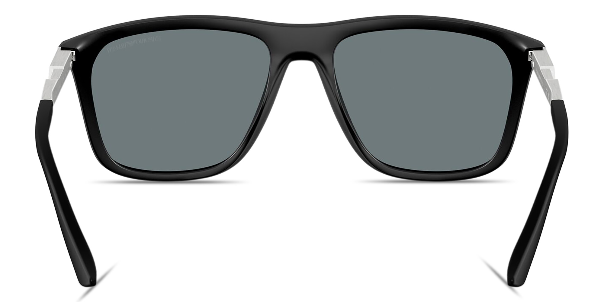 Emporio Armani Eagle Logo Square Sunglasses in Black – Product Photo 4
