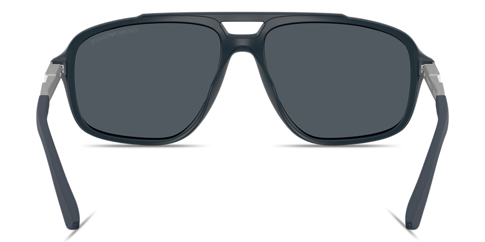 Emporio Armani Eagle Logo Pilot Sunglasses in Blue – Product Photo 4