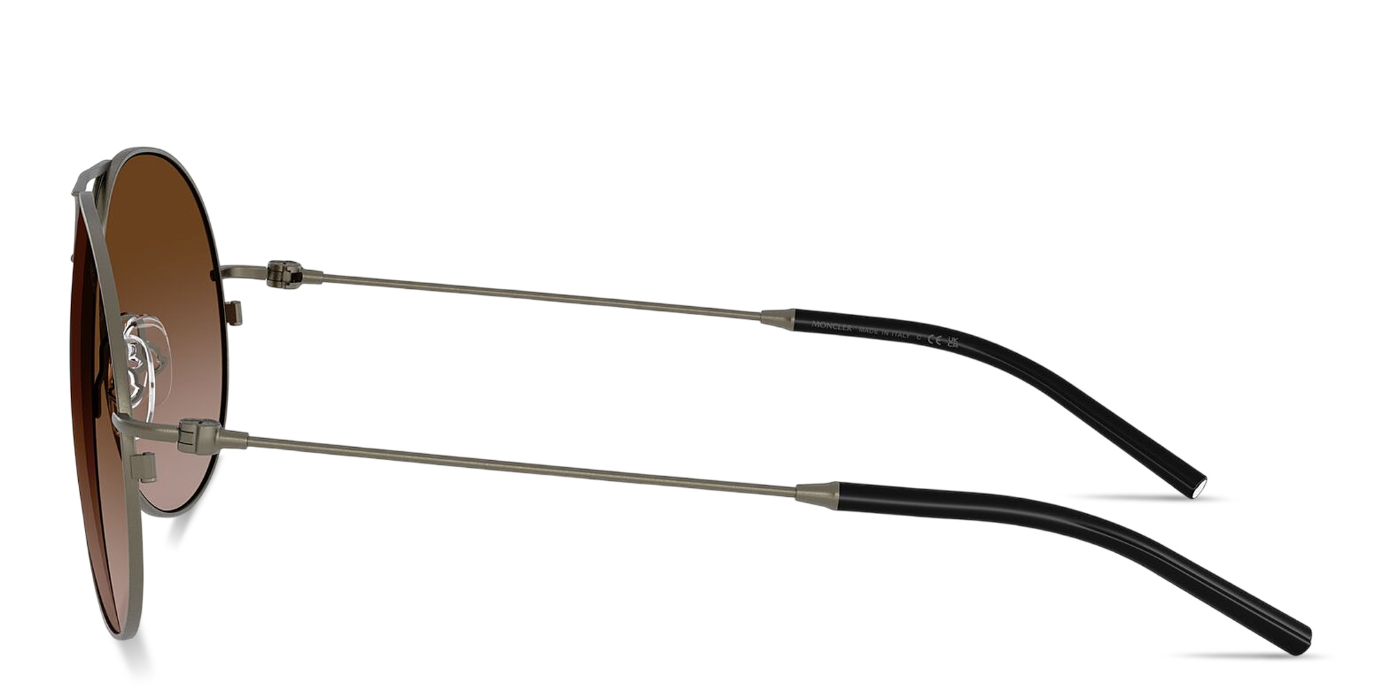 Shop Moncler Flyze Unisex Pilot Sunglasses in Matte Anthracite online.