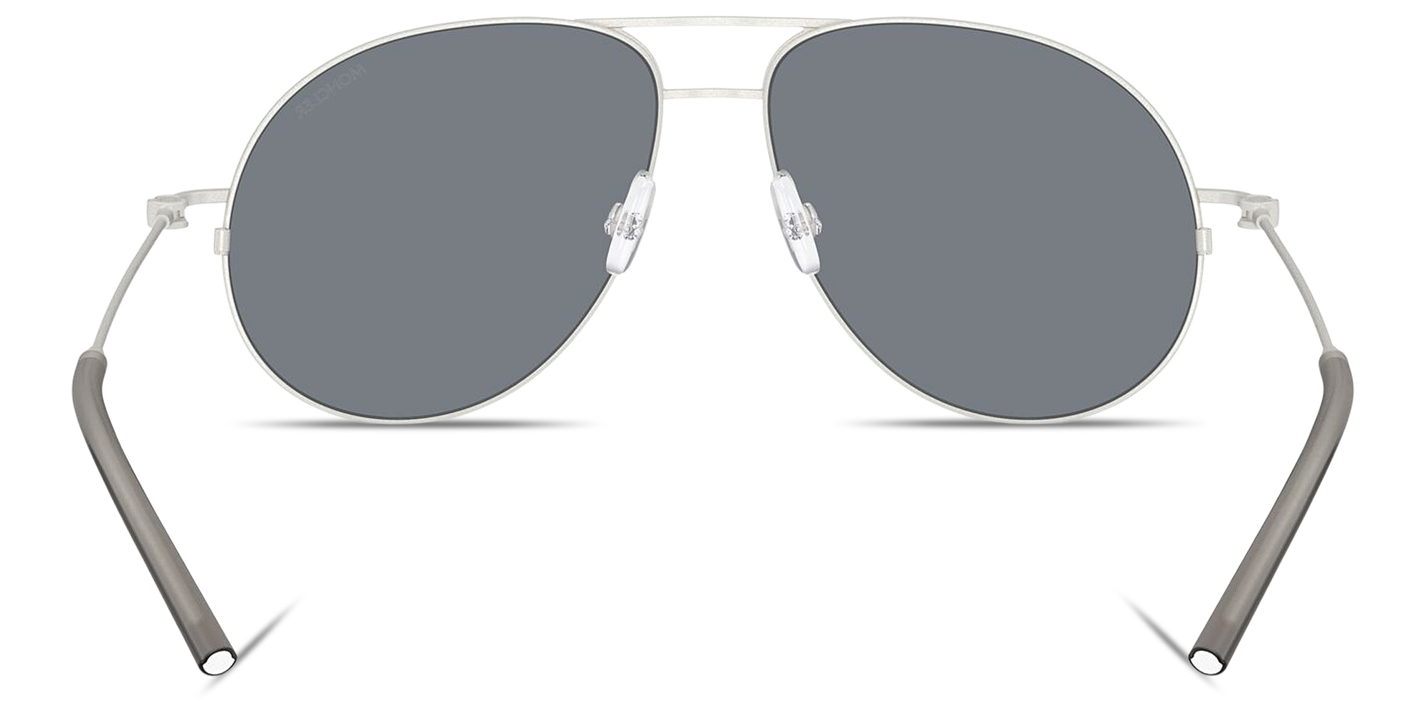 Shop Moncler Flyze Unisex Pilot Sunglasses in Silver online.