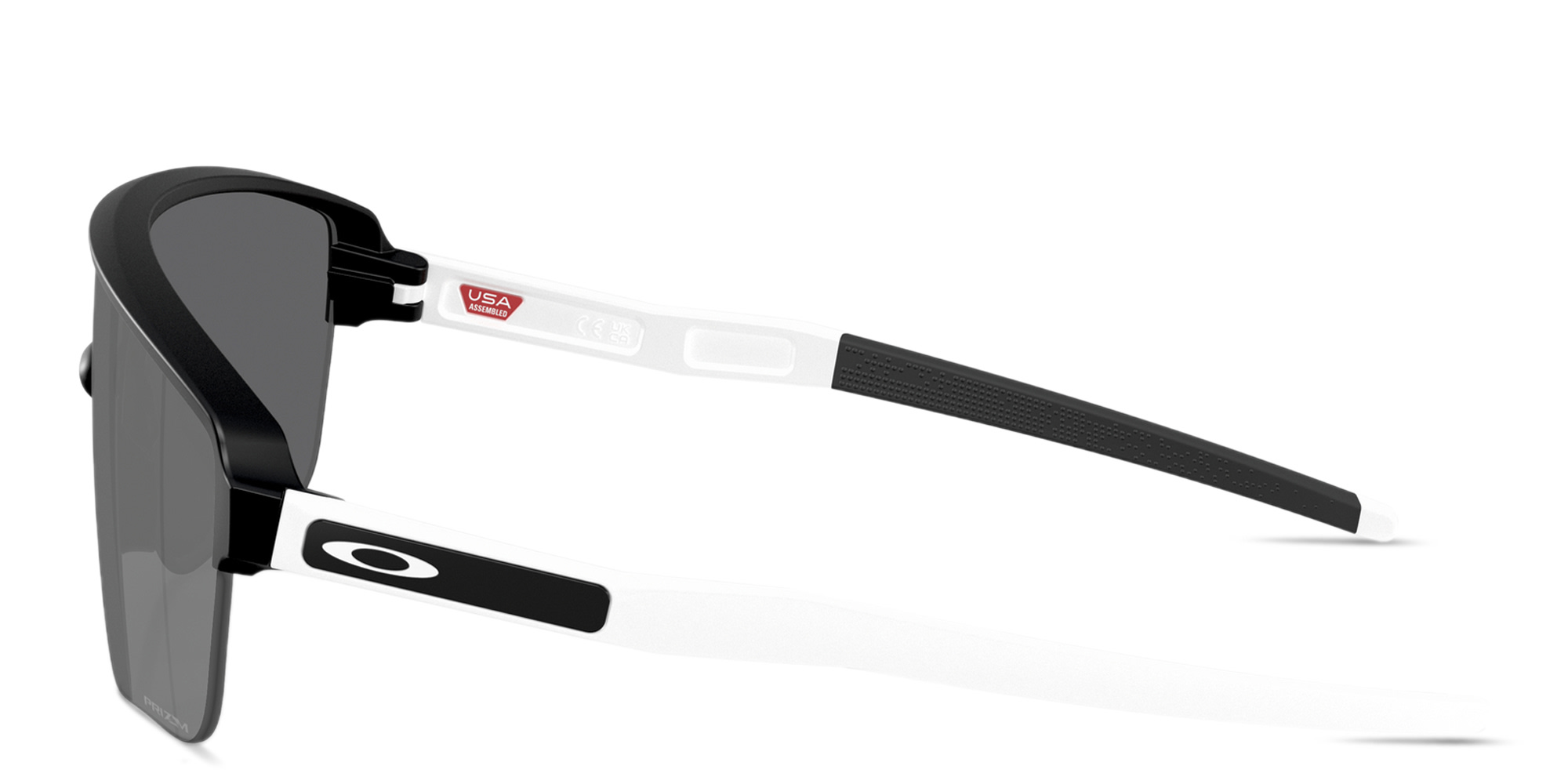 Oakley Corridor SQ Half-Rim Rectangle Sunglasses in Matte Black – Product Photo 3