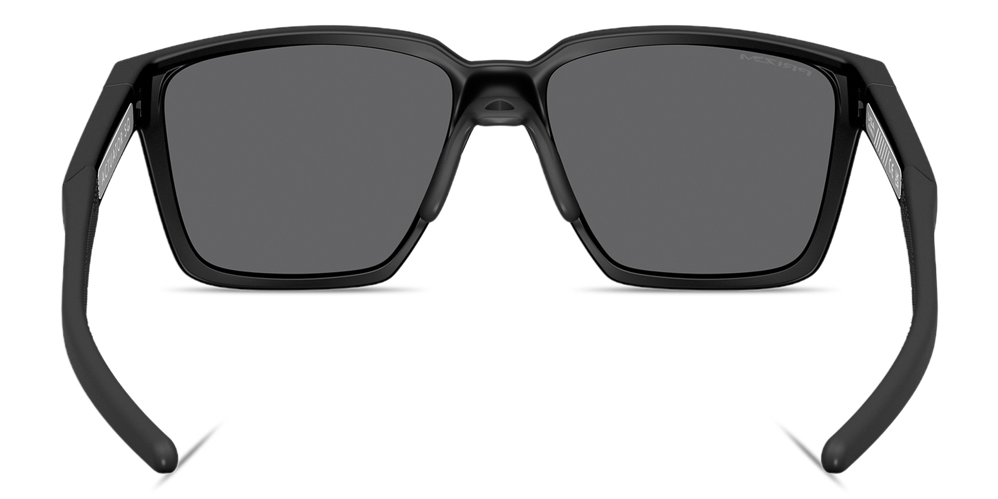 تسوق نظارات شمسية أكتيويتر إس كيو بإطار مستطيل للجنسين اوكلي بلون أسود مطفي أونلاين.