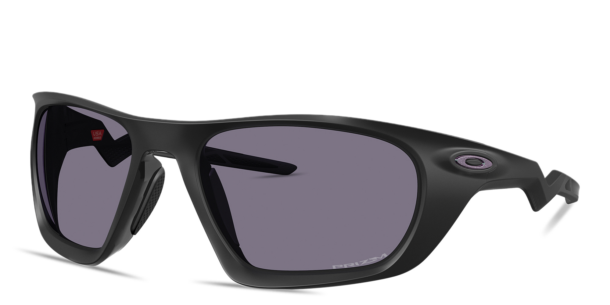 Shop Oakley Lateralis Rectangle Sunglasses in Black online.