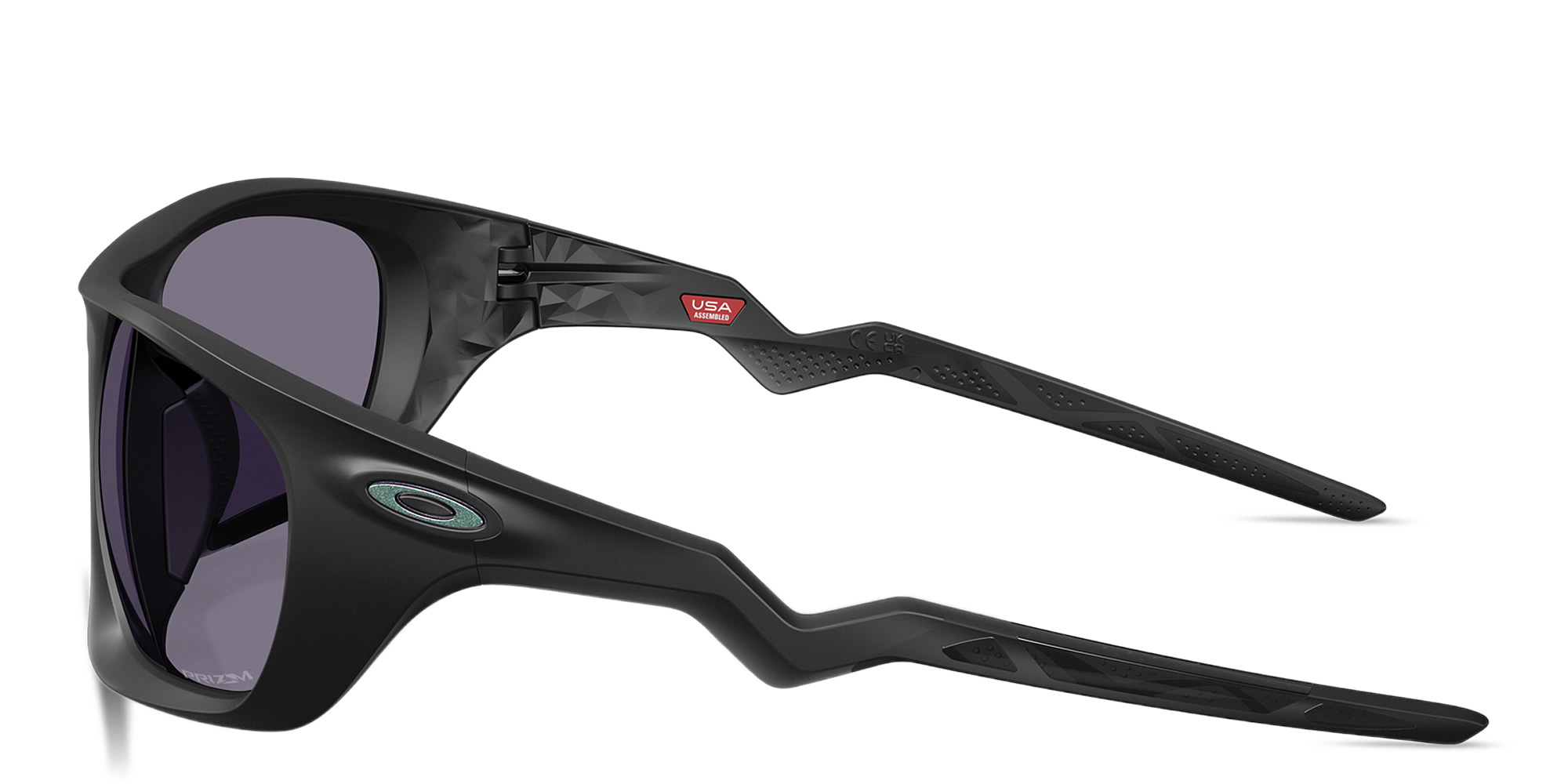 Shop Oakley Lateralis Rectangle Sunglasses in Black online.