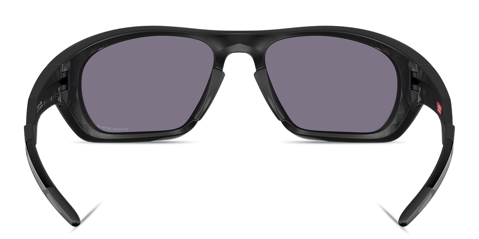 Shop Oakley Lateralis Rectangle Sunglasses in Black online.