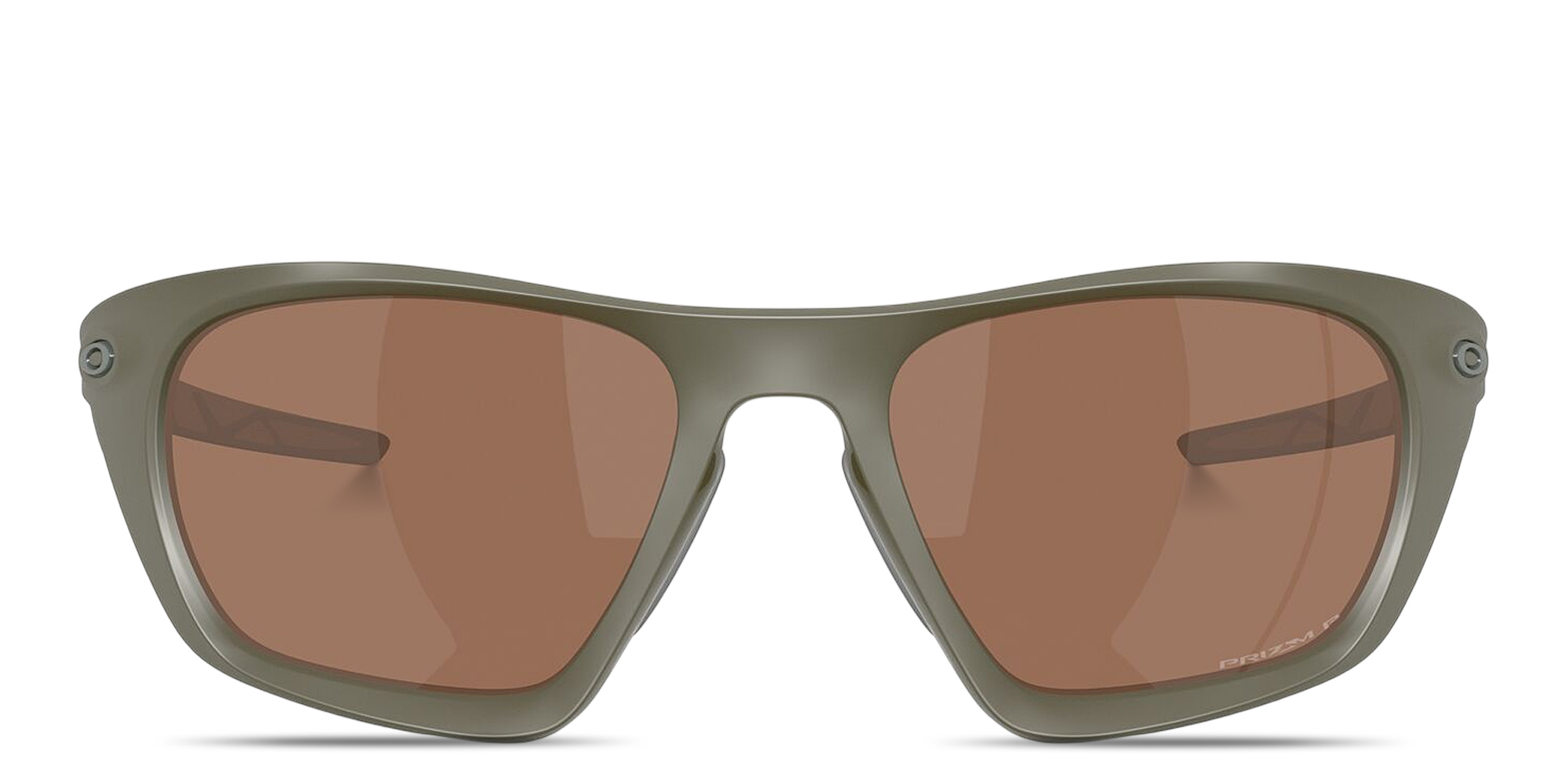 تسوق نظارات شمسية لاتيراليس بإطار مستطيل اوكلي بلون أخضر مطفي أونلاين.