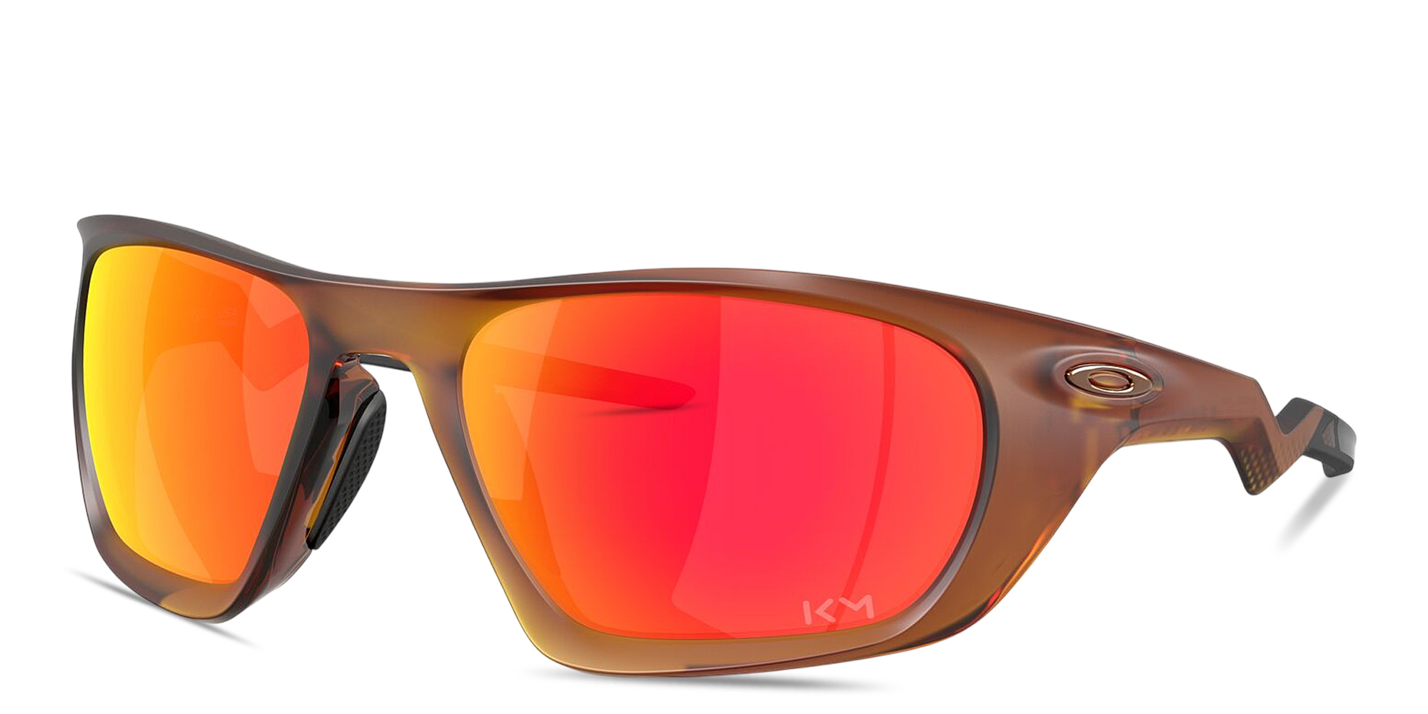 Shop Oakley Lateralis Kylian Mbappé Signature Series Rectangle Sunglasses in Brown online.